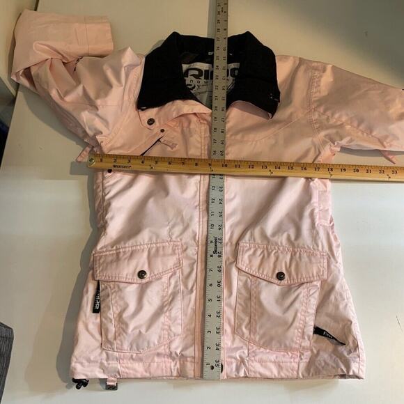 Ride Snowboarding Jacket Womens S Small Pink Black Insulated Cell 5 Series ZipUp - Picture 10 of 16